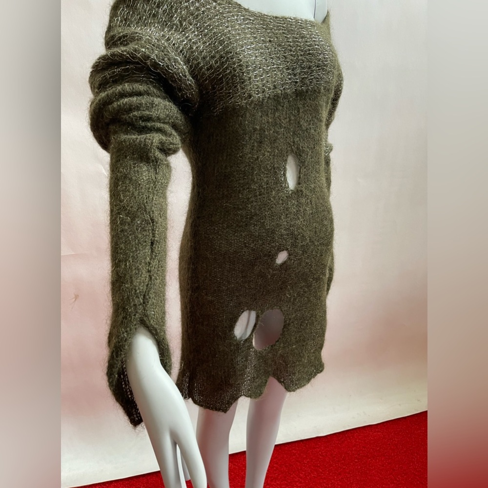 New Vivienne Westwood PUNKS JUMPER MOHAIR/ALPACA S/M UNISEX - Picture 6 of 16